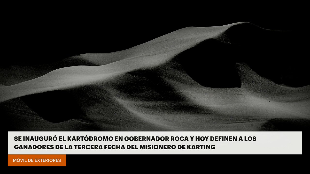 Se inauguró el kartódromo en Gobernador Roca