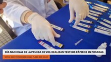 Día nacional de la prueba de VIH: realizan testeos rápidos en Posadas