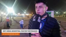 HOY JUEGA ARGENTINA: FAN FEST EN POSADAS