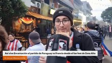 Así vive Encarnación el partido de Paraguay vs Francia desde el fan fest de Zona Alta