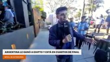 Argentina le ganó a Egipto y está en cuartos de final