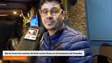Así se viven los cuartos de final contra Suiza en la Costanera de Posadas