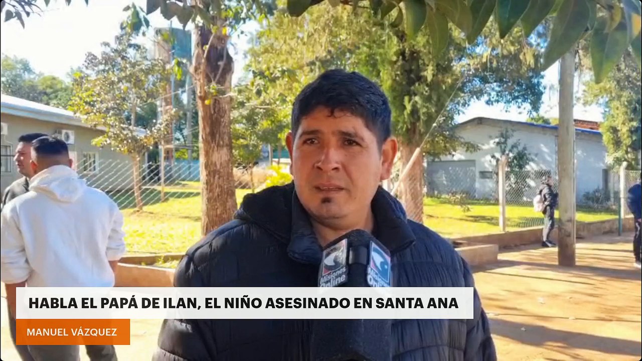 Habla el papá de Ilan, el niño asesinado en Santa Ana