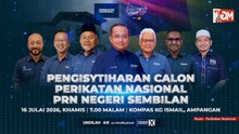 (LIVE) Pengisytiharan Calon Perikatan Nasional PRN N.Sembilan Ke-16