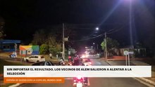 Mundial 2026: Sin importar el resultado, los vecinos de Alem salieron a alentar a la Selección