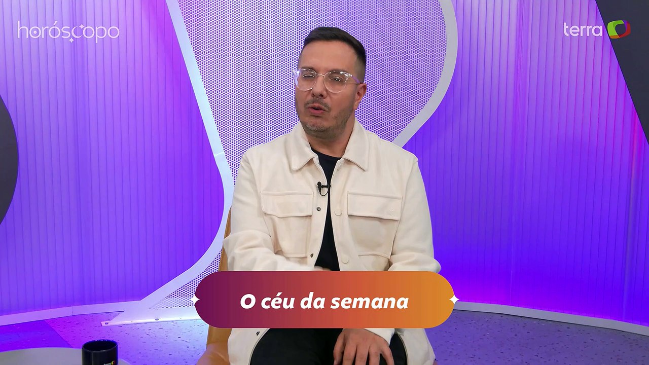 AO VIVO | André Mantovanni recebe Wagner Perico e mostra as previsões da semana no Terra Horóscopo