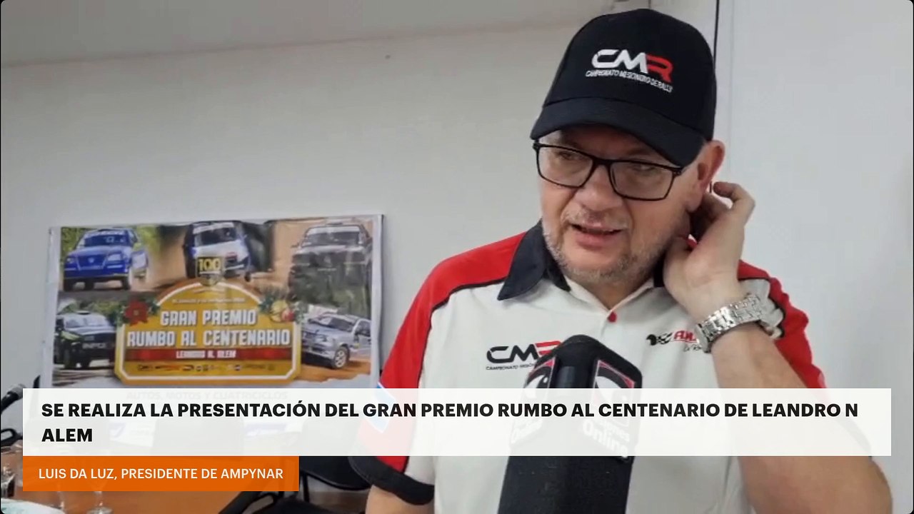 Se realiza la presentación del Gran Premio rumbo al centenario de Leandro N. Alem