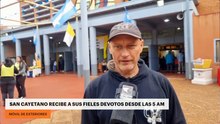 San Cayetano recibe a sus fieles devotos desde las 05 AM