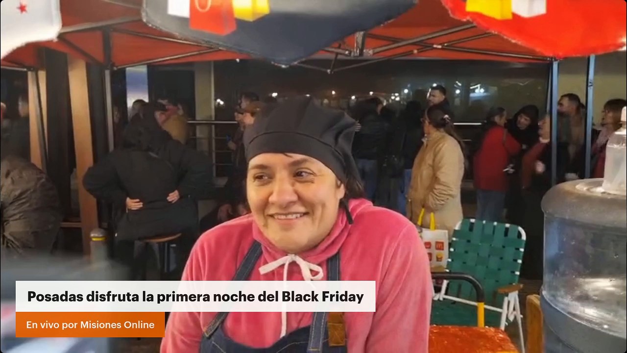Posadas disfruta la primera noche del Black Friday