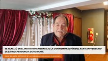 Se realizó en el Instituto San Basilio la conmemoración del XXXV aniversario de la independencia de Ucrania