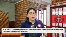Se realiza la tercera jornada del concurso sobre alfabetización "Sembrando palabras, cosechando números”