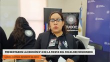 Presentaron la cuarta edición de la Fiesta del Folklore Misionero