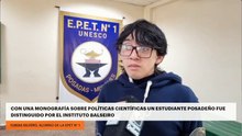 Con una monografía sobre políticas científicas, un estudiante posadeño fue distinguido por el Instituto Balseiro