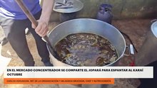 En el Mercado Concentrador se comparte el jopará para espantar al karaí octubre