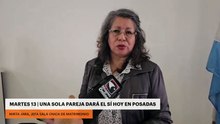 Martes 13 | Una sola pareja dará el sí hoy en Posadas
