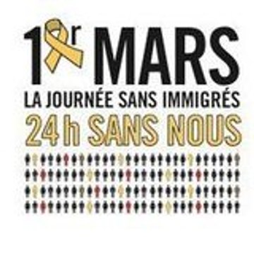 La journée sans immigrés 24h sans nous !