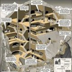 ci contre,selon la cia,la grotte james bond laden
