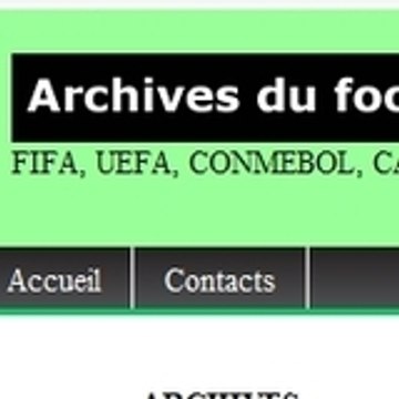 archives du football point com