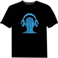 T shirt Equalizer T shirt Lumineux