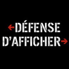 Défense d'afficher