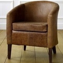 leather armchair