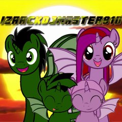 Izaackdjmaster810 (el pony verde vampiro)