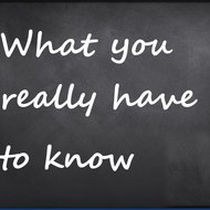 What you really have to know - Was man wirklich wi