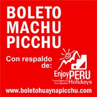 Boleto Eléctronico Machu Picchu