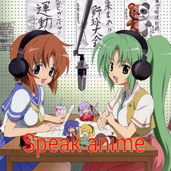 Speak anime