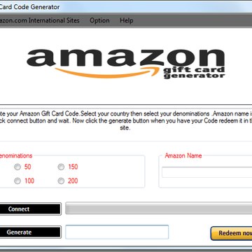 amazon code de carte-cadeau en ligne générate