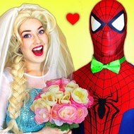 Spiderman Frozen Elsa Toy Monster Videos