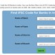 Banks ifsc code info