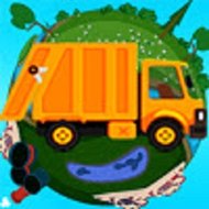 Garbage Truck Cleanery