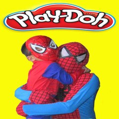 Spiderman play doh