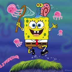 spongebob o jellyfishing