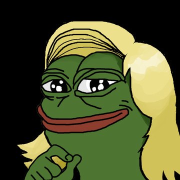 Pepe with Le Pen