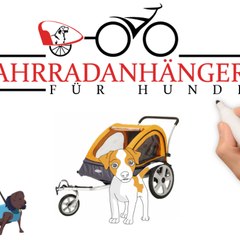 Fahrradanhänger-Hunde