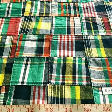 Madras & Preppy Plaid Fabrics