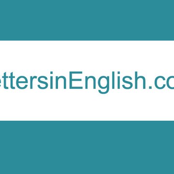 Letters in English
