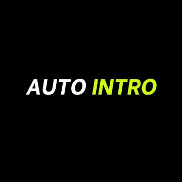 AUTO  INTRO