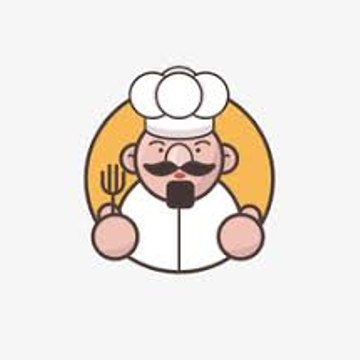 太った男が食べる