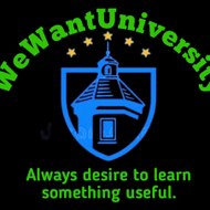 We Want University