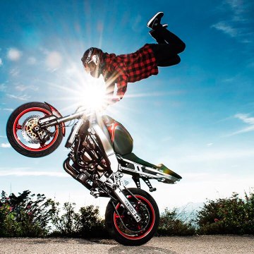 Bike stunt