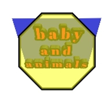 Baby and animals world