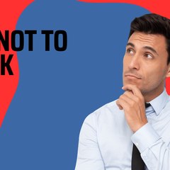 Try not to think