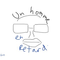 Un homme en retard