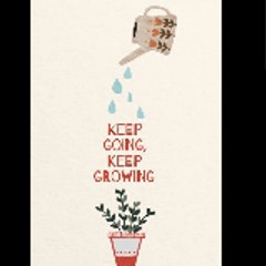 Keep going keep growing