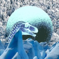 Dinosaur cube  glaciers