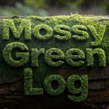 Mossy Green Log