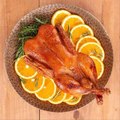 PATO COM LARANJA